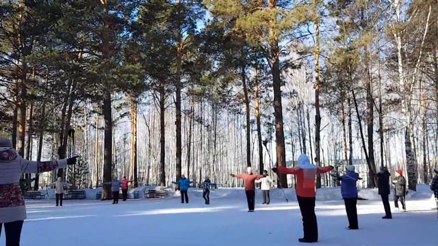Сибирские просторы. Северск. Наши спортивные бабушки.