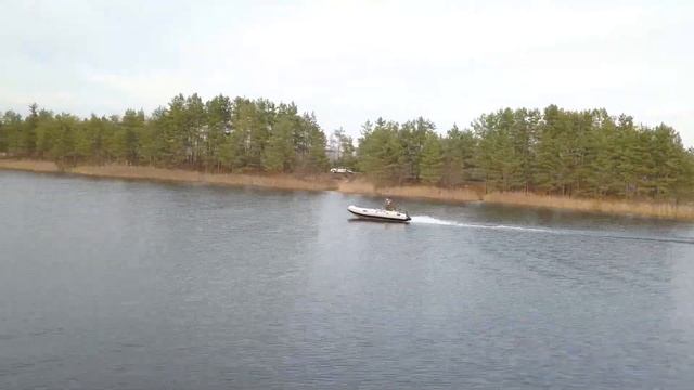 Лодка ПВХ RiverBoats RB 390 НДНД, мотор Nissan Marine NS 9.9 D2 S смотреть онлайн