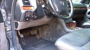 Замена выключателя стоп-сигнала (лягушки) W140 Mercedes