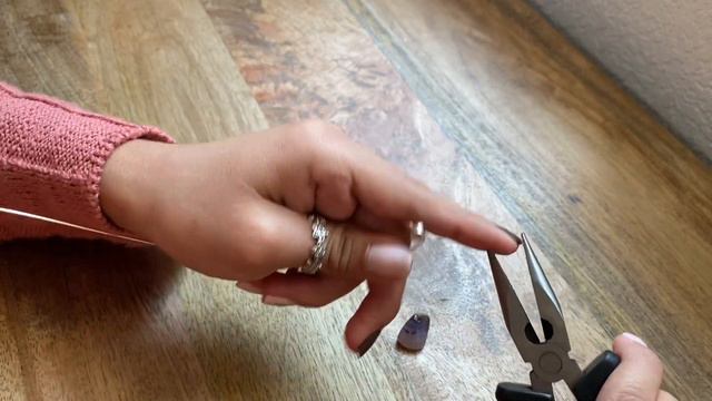 ✰ DIY wire wrapped crystal necklace | easy✰