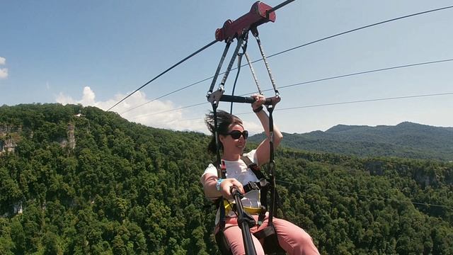 Скайпарк троллей Zipline