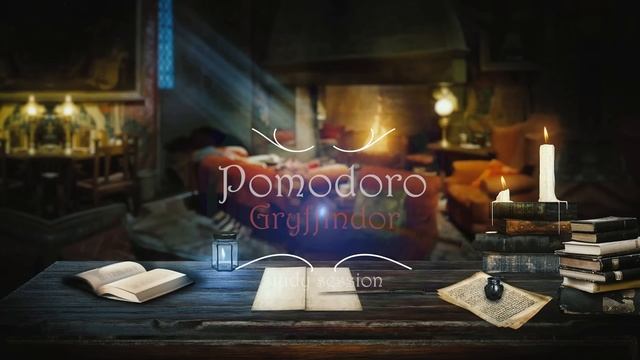 GRYFFINDOR ? POMODORO Study Session 25/5 - Harry Potter Ambience ? Focus, Relax & Study in Hogwarts
