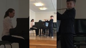 "Гавот" С. Прокофьев, флейта, 3 класс