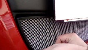 Установка защитной сетки радиатора для Suzuki SX4 hb 2011  рестайлинг chrome