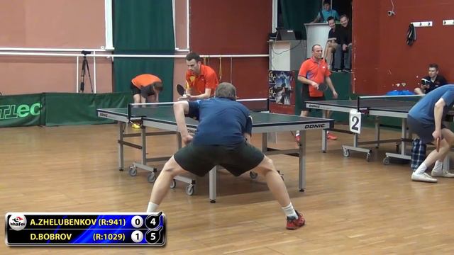 1/2 FINAL Master Open Alexander ZHELUBENKOV - Dmitriy BOBROV TTLideR Table Tennis