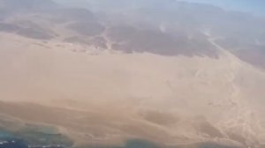 Sharm El Sheikh from aircraft. Шарм Эль Шейх из окна самолета!