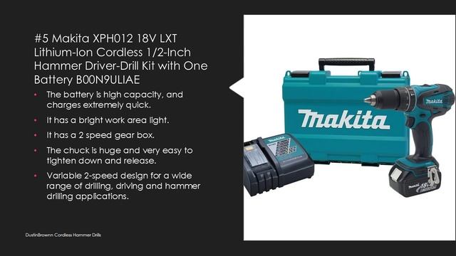 Top 10 Best Cordless Hammer Drills Reviews смотреть онлайн