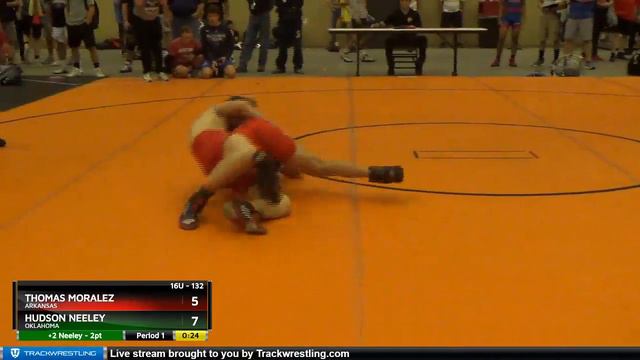 16U 132 Hudson Neeley Oklahoma Vs Thomas Moralez Arkansas смотреть онлайн