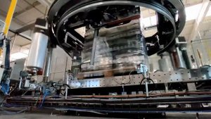 Упаковка паллет в стрейч-плёнку | Автоматический кольцевой паллетообмотчик ROBOPAC