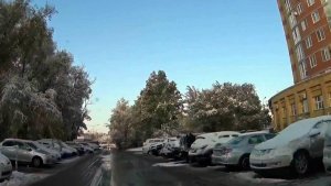 В Омской области прошел аномальный снегопад