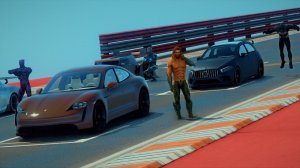 GTA 5 hero racing Aquaman, Ironman, Batman, Black Panther - Cartoon