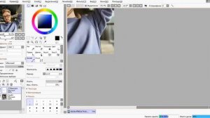 Рисую Эдисона в Paint tool sai 2