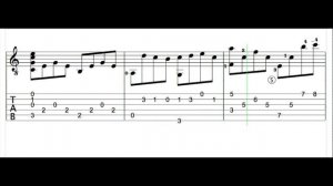 A Whiter Shade Of Pale - Fingerstyle Guitar TAB