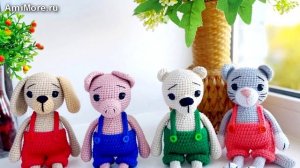 Амигуруми: схема Малыши в шортиках. Игрушки вязаные крючком.
