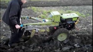 Мотоблок Кентавр вспашка на зиму