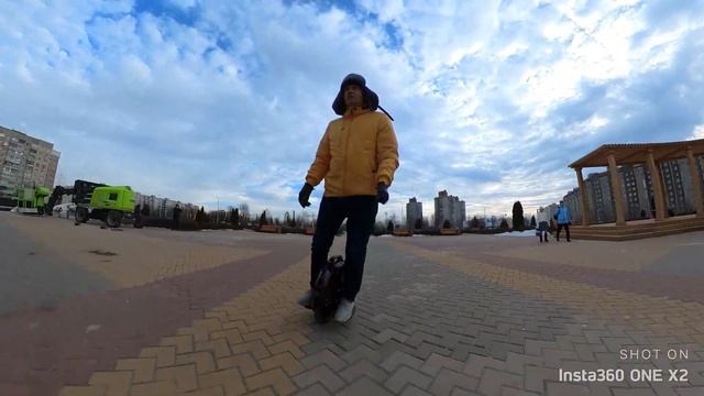 Inmotion V8F monowheel test. смотреть онлайн