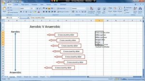 Screencast - Creating a drag & drop exercise in Excel; step 3 - creating the shapes