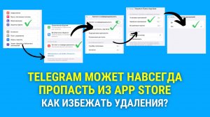 Telegram может навсегда пропасть из App Store | Как избежать удаления Telegram? #дуров #telegram