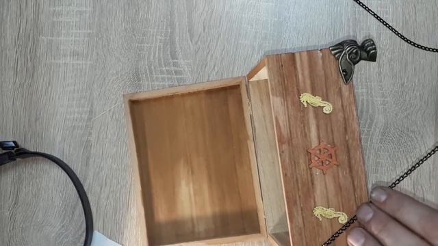 Мастер-класс. Шкатулка "Сундук пирата". Часть 6. смотреть онлайн