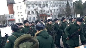 В/ч 30616-7 присяга в Пакино 21.12.2019