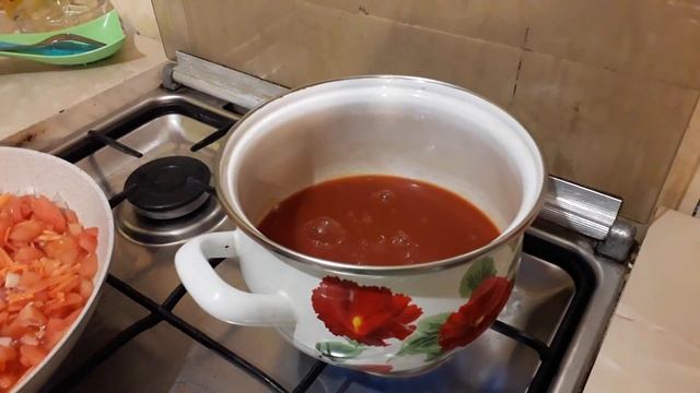 БЫСТРЫЙ и ПРОСТОЙ суп-пюре из ТОМАТНОГО СОКА!!! смотреть онлайн