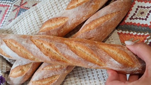 багеты в домашних условиях?.#багет #хлебдома #bakery #выпечка
