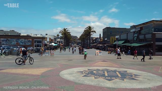 HERMOSA BEACH - Walking Hermosa Beach, Los Angeles, South Bay, California, USA - 4K UHD смотреть онлайн