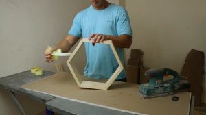 DIY Самая Простая Полка Соты Своими Руками