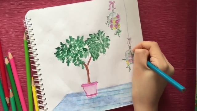 Рисую в скетчбуке... One of my drawings. смотреть онлайн