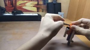 как сделать мини пистолет из Лего техник