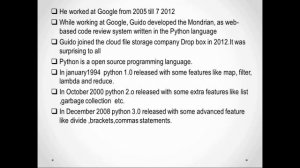 Python complete history Lecture 1 : Hindi