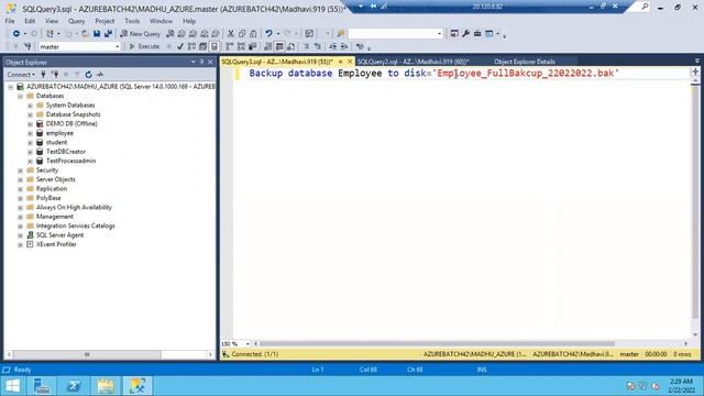Sql DBA Batch 42 Class 55 Backups смотреть онлайн
