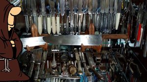 Как хранится коллекция ножей РИ и СССР с фиксированным клинком / USSR knife collection