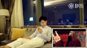 Lay reacts to exo ‘love shot’ Fanmade