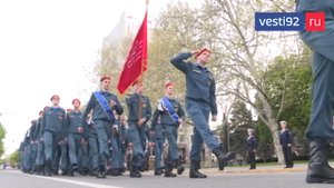 В центре Севастополя состоялась первая репетиция парада Победы