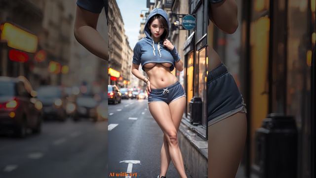 Do you want to go exercise with me? | 나랑 운동 갈래? | 一緒に運動しませんか？| AI Lookbook, AI beauty, Underboob