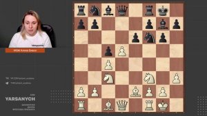 Шахматный ликбез с Алиной Бивол № 45. Скандинавская защита, вариант 2...Kf6 за белых.