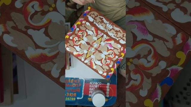 Ручная роспись сундука