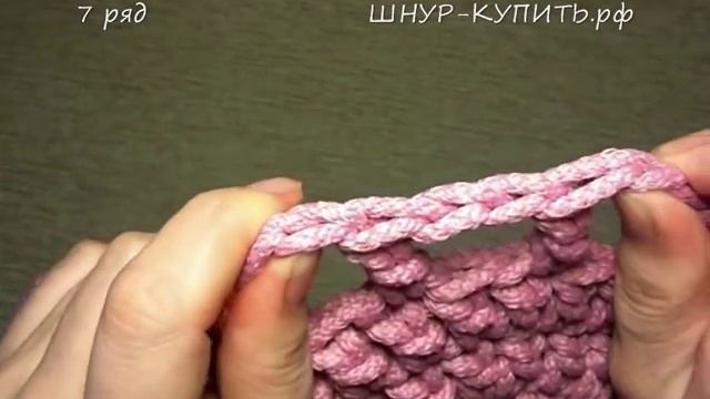 Круглый коврик из полиэфирного шнура смотреть онлайн