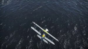 War Thunder. Взлёт, посадка на авианосец. Самолёт Nimrod Mk I