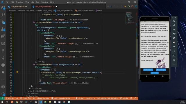 15.Fetching Stories |  Flutter Social Media App With Custom Backend | Flutter Social Media App