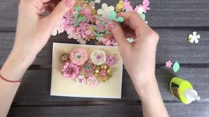 ОТКРЫТКА Своими руками. Скрапбукинг Мастер класс. Postcard Diy