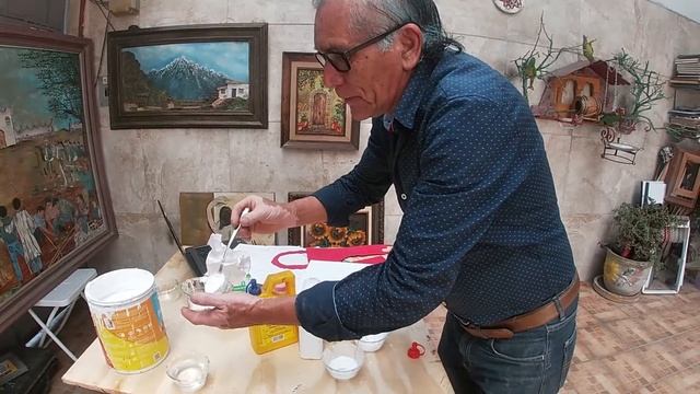 Fórmulas para dos tipos de pasta para texturizar. смотреть онлайн