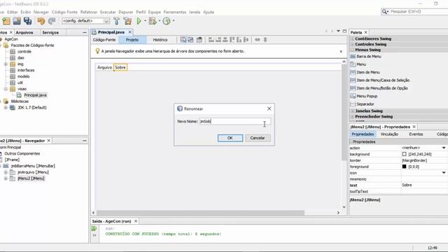 Aula 03 - Java Swing - Barra de Menu e Menus Principais смотреть онлайн