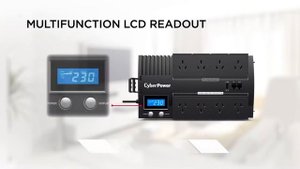 CYBERPOWER BR850ELCD | LCD 850VA UPS | BLACK