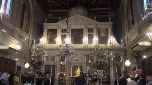 Вечернее богослужение в храме Спиридона Тримифунтского