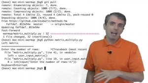 Quick Python Review: Classes, Grabbing Code from Git