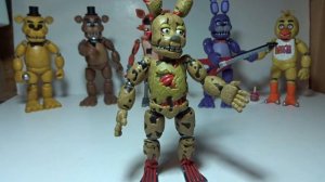 Funko-  Five Nights at Freddy's build- a- figure - SpringTrap toy review