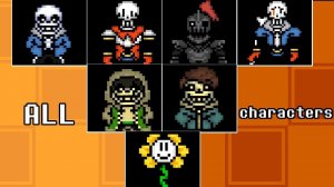 All characters in bonetale
