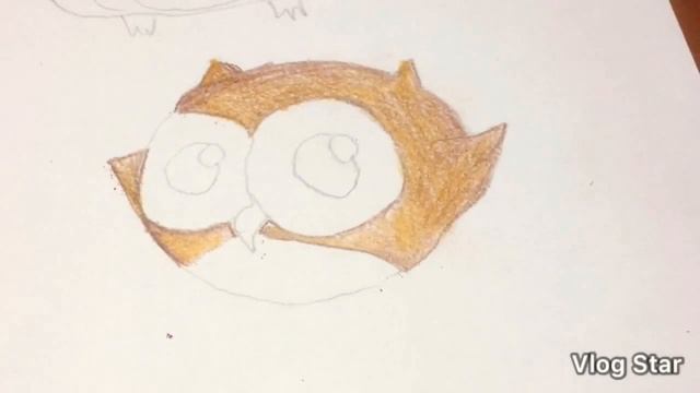 Как нарисовать сову ( 1 часть) смотреть онлайн